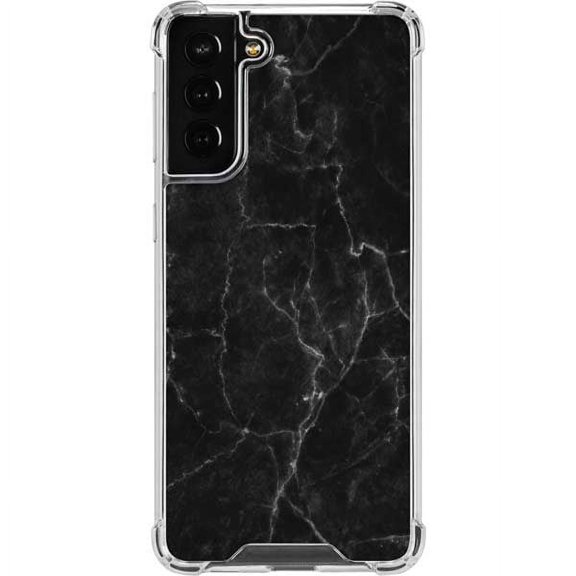 Skinit Marble Black Marble Galaxy S22 Plus Clear Case
