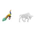 thumbnail image 1 of Escultura de toro de , figura decorativa para jardín, artesanía, estatua para decoración del hogar, patio, entrada, mesa, escritorio, estante, 1 of 8