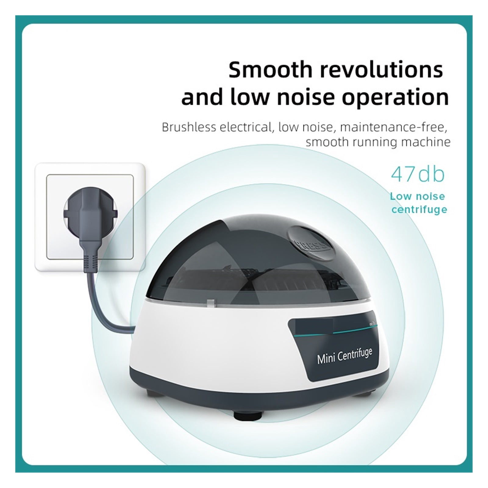 Centrifuge Machine Digital High-Speed Plasma Centrifuge Lab Microcentrifuge 0.2/0.5/1.5/2ml Centrifuge Tube ,High Speed Accuracy