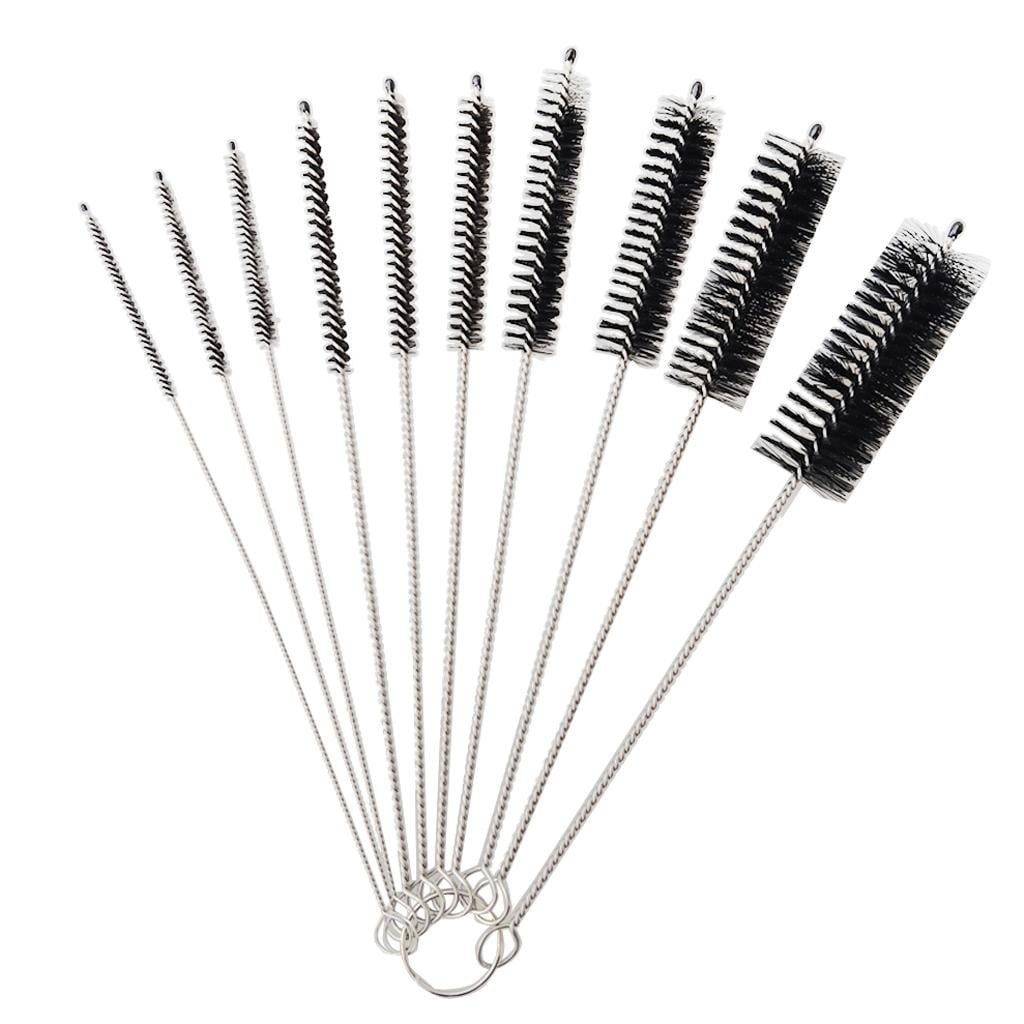 Bottle Cleaning Brush Set Nylon Wire Small Brushes For Beakers Test