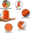 thumbnail image 5 of 2 Pack Emergency Sleeping Bag, Mylar Emergency Blanket, Waterproof Lightweight Survival Shelter Blanket, Portable Survival Thermal Bivy Sack for Outdoor Camping Hiking Adventure, 5 of 6