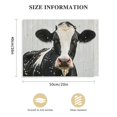 thumbnail image 3 of Orinice Cow Snow Barnyard Fine Art Aesthetic Poster & Print Wall Painting for Classroom Kitchen Office Farmhouse Bathroom Room Decor Pictures Wall Art Painting Living Room Bedroom Home Office, 3 of 6
