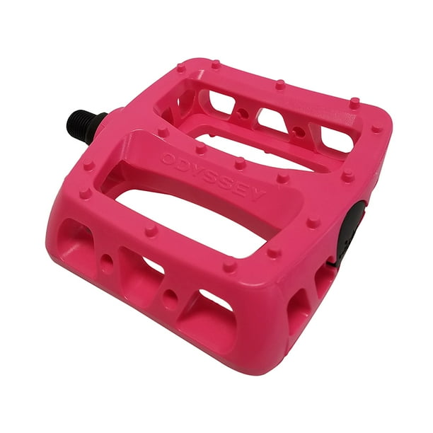 Odyssey Twisted PC Platform Pedals 9/16 Hot Pink BMX Mountain Fixed Gear Bike
