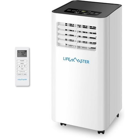 8,000 BTU Portable Air Conditioners, Room Air Conditioner with Digital Remote for Room up to 350 Sq.Ft, 3-in-1 Portable AC Unit with Installation Kit for Home/Office/Dorms