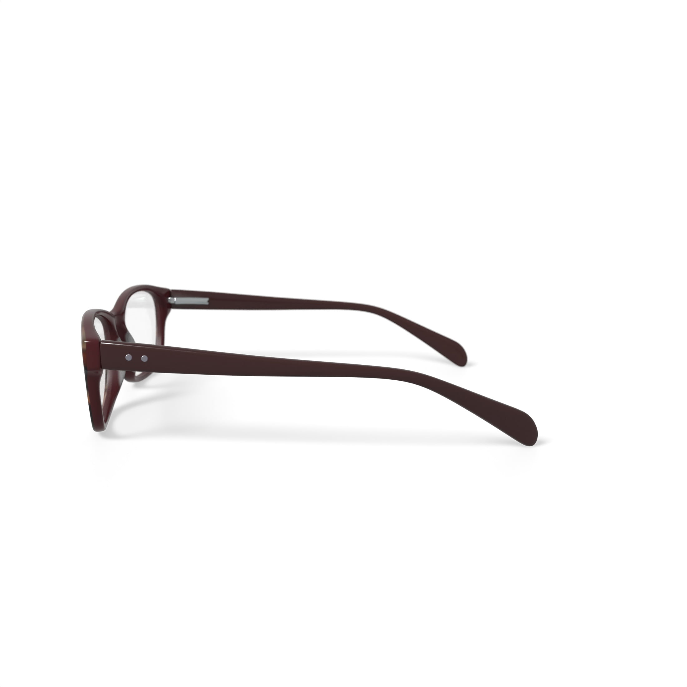 Walmart Women's FM14074 Rectangular Prescription Eyeglasses with Case, Brown