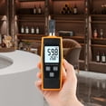 thumbnail image 4 of yeacher Hygromètre Numérique Portable Haute Précision avec Rétroéclairage LCD, Couverture de Protection et Fonction de Maintien Min/Max pour Usage Intérieur/extérieur (Jaune + Noir, RZ852), 4 of 6