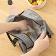 thumbnail image 3 of InsCrazy Lunch Box for Women, Insulated & Waterproof Lunch Bag Oxfords Cloth Lunch Boxes with Aluminum Foil, Large Capacity Portable Bento Bag for Picnic, 3 of 7