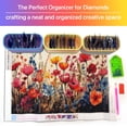 thumbnail image 5 of DAMAI Diamond Art Storage Case with 10 Compartments - Organizer for Diamond Drawing Tools & Diamond Art Accessories, Easy-to-Use Diamond Drawing Storage for Trays, Ideal for Craft Enthusiasts, 5 of 7