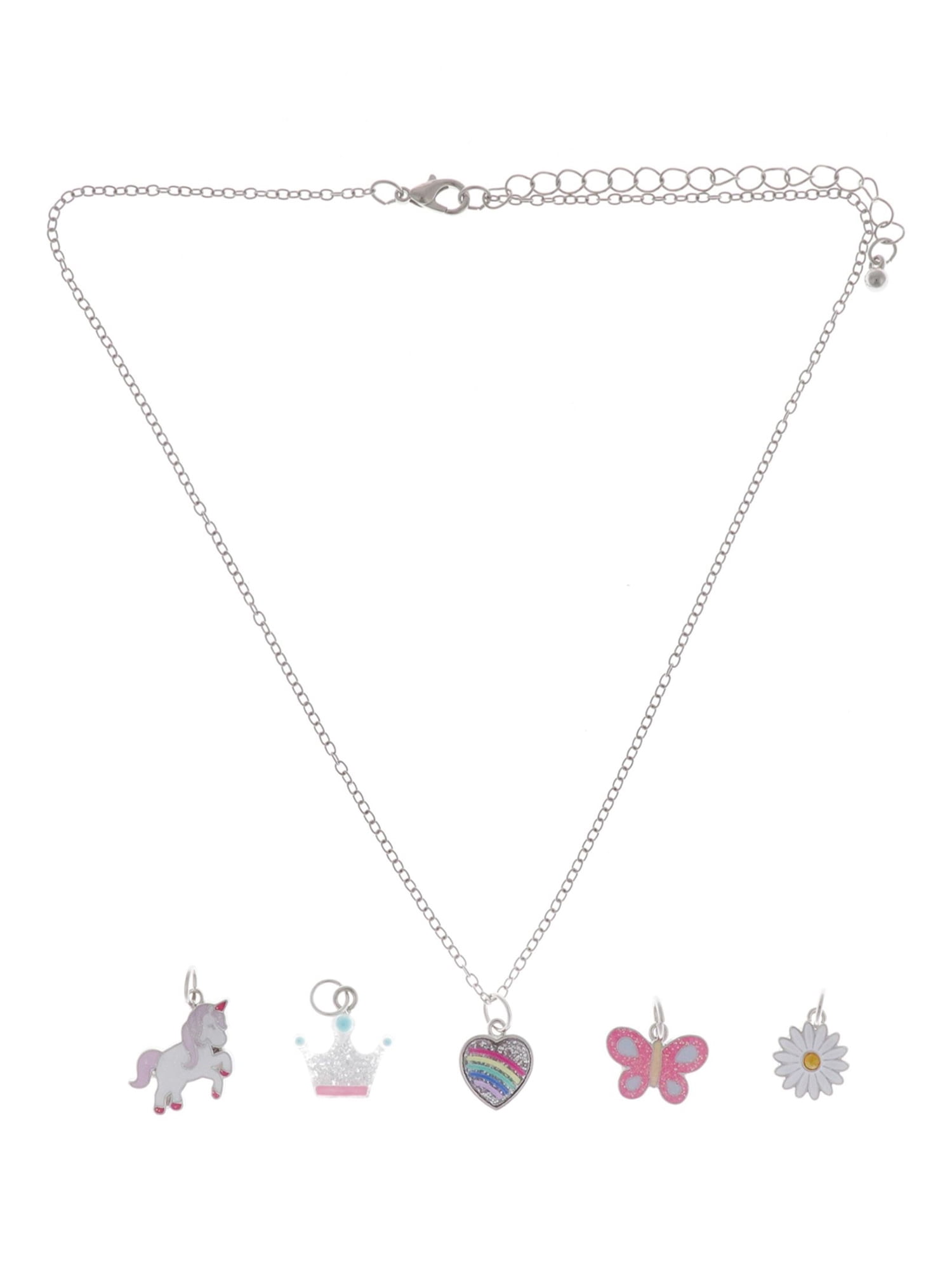 Wonder Nation Unicorn Stretch Necklace and Choker Set, 5 Wonder Nation Unicorn Stretch Necklace and Choker Set, 5