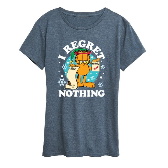 Garfield - I Regret Nothing - Women's Short Sleeve Graphic T-Shirt