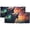 Pattern-2, variant on Wolf Curtains Valances for Home Decor Full Moon Trees Wildlife Animal Howling Scenery Woodland Privacy Window Valances for Living Room Kitchen 54 by 18 in, 2 Panel