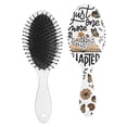 thumbnail image 2 of Modern Butterfly & Stars Hair Brush - Smooth Detangling, Gentle on All Hair Types, Compact for Travel, 2 of 5