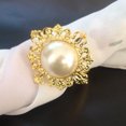 thumbnail image 1 of ZiDeTang 60pcs Rhinestone Metal Napkin Ring Acrylic Napkin Holder, 1 of 3