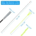 thumbnail image 2 of Unique Bargains Outil de Débouchage de Drain 2m Déboucheur en Acier Inoxydable & 3 Pcs Déboucheur PP Vert, 2 of 4
