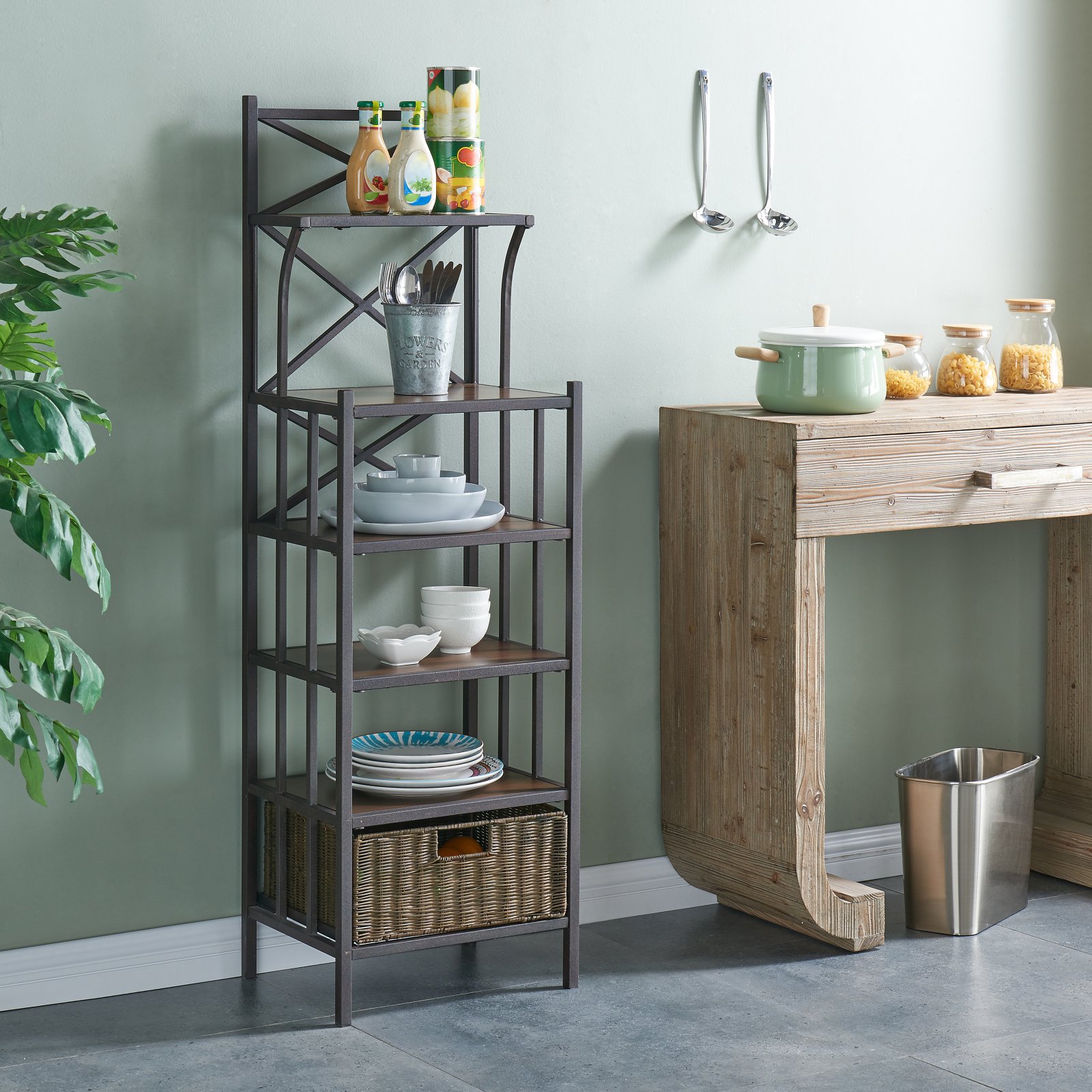 Southern Enterprises Pelham Bakers Rack