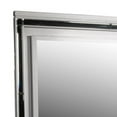 thumbnail image 3 of Benjara Lee 38 x 50 Dresser Mirror, Modern LED Light Trim, Silver Hardwood Frame, 3 of 5