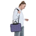 thumbnail image 6 of Lsque Lavender Flowers Pattern Laptop Bag – Portable & Slim Single-Shoulder Computer Case with Adjustable Strap, Protective, Lightweight for 13”/14”/15.6” Laptops, 6 of 8