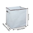 thumbnail image 3 of Clothes Storage Bags Cozival Heavy Duty Extra Large Storage Bags with Reinforced Handles, Thickened Double Zipper Tote for Clothes, Comforters, Blankets, and Seasonal Clothing Organization, Green2, 3 of 9
