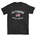 thumbnail image 1 of Pittsboro North Carolina Patriot Men's Cotton T-Shirt, 1 of 1