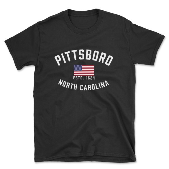 Pittsboro North Carolina Patriot Men's Cotton T-Shirt