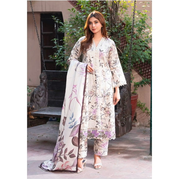 Traditional Pakistani Salwar Kameez, Cultural Wear for Women,01