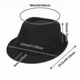 thumbnail image 6 of HNMKIU Classic Western Cowboy Hat with Style for Outdoor Riding and Fashion Events Elegant Fedora for Men and Women Cowboy Hats for Men 01_Black,One Size, 6 of 8
