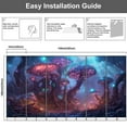 thumbnail image 4 of Modern Wallpaper Murals 3D Mystical Bioluminescent Forest Elves Illustration Peel and Stick Removable Self-Adhesive canvas Wall Stickers for Nursery Kids Bedroom TV Wall Decor, 4 of 5