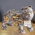 thumbnail image 2 of Décoration de Fenêtre, Mécanique Punk Chien Résine Artisanat Chien Résine Statue Design Exquis, 2 of 11