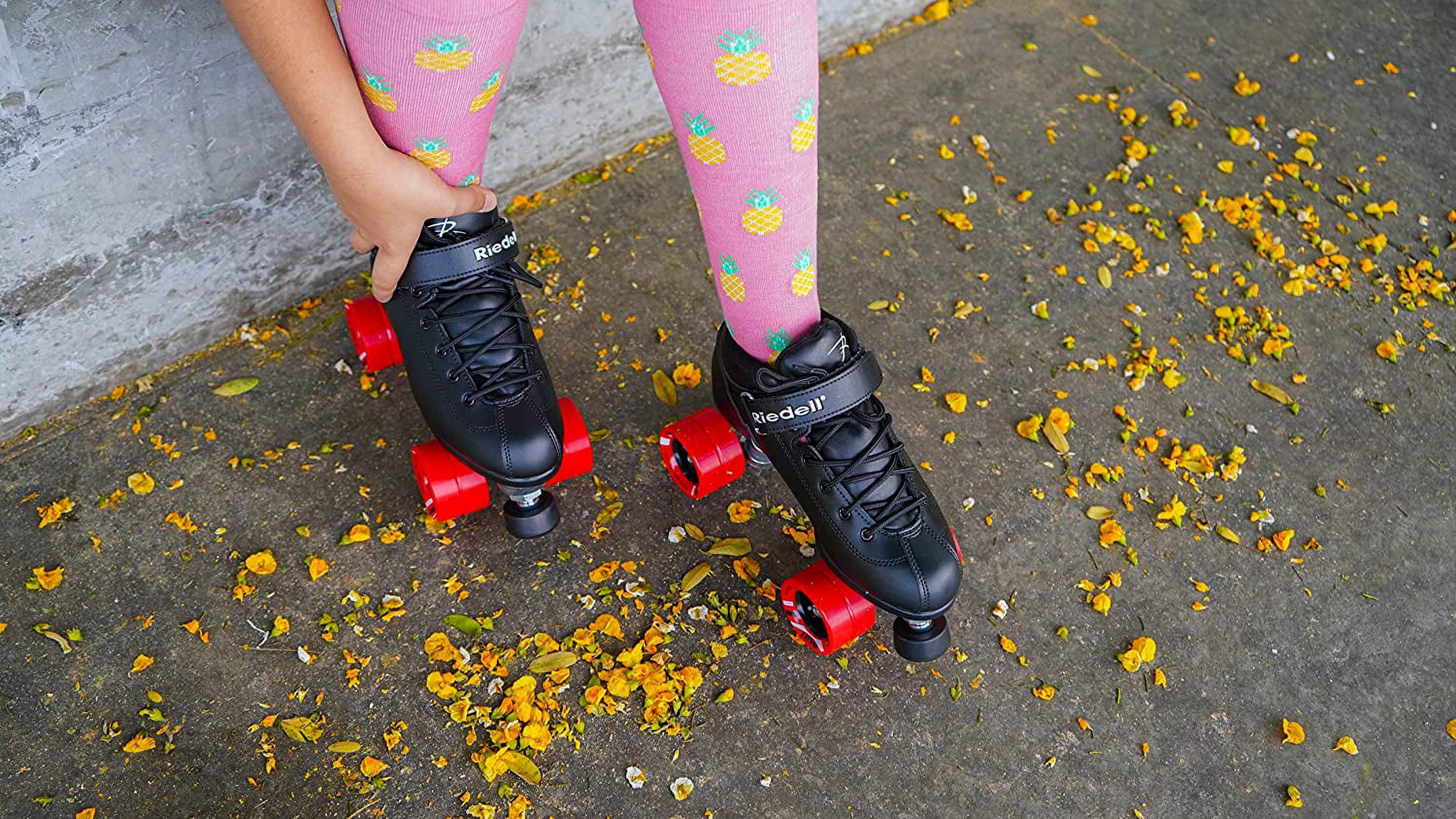 Riedell Dart Black Quad Speed Skates