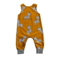 thumbnail image 3 of Infant Baby Cartoon Patterns Jumpsuit, 6 12 18 24M 3T Cute Style Sleeveless Round Neck Romper, 3 of 5