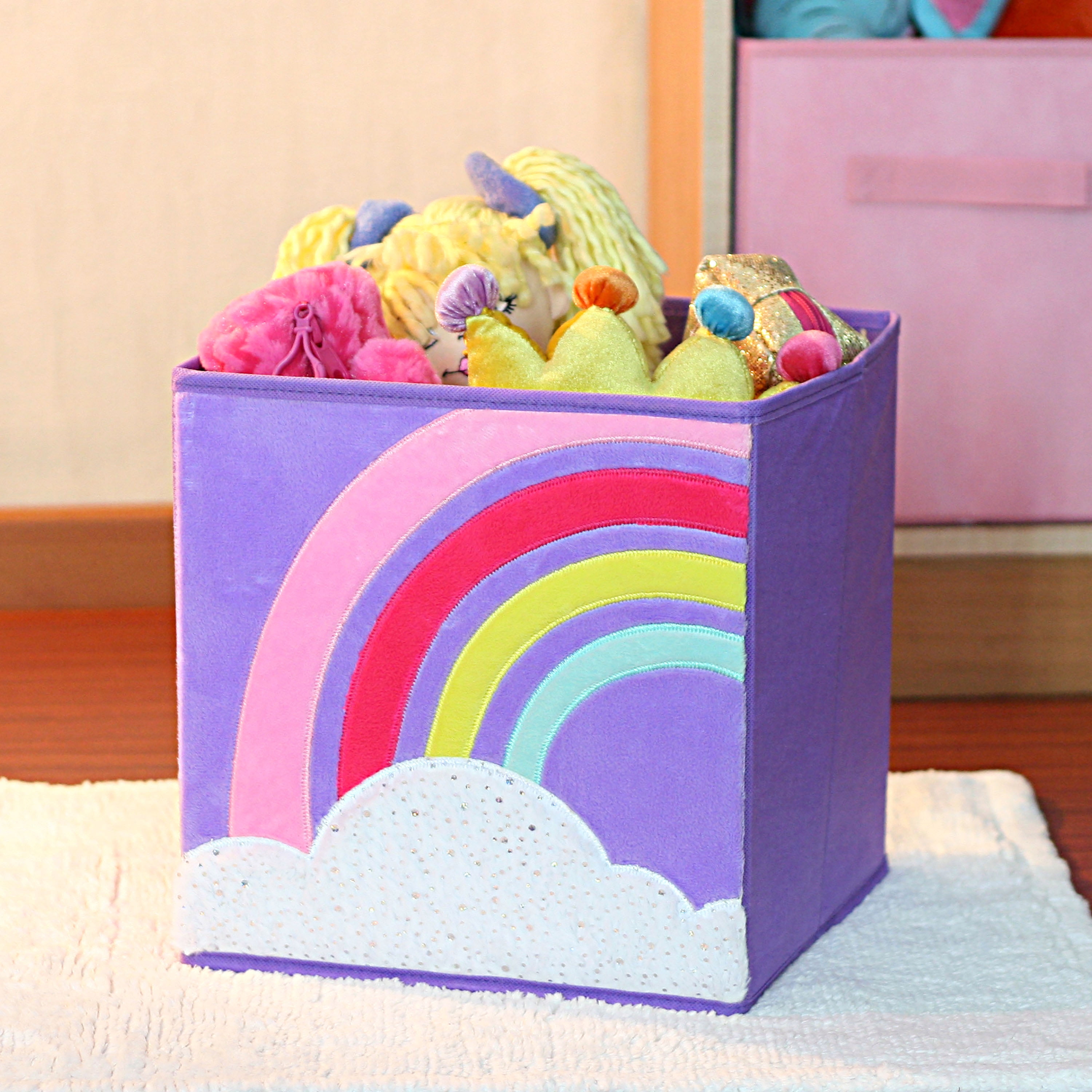 rainbow toy storage