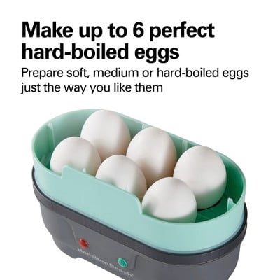 Egg Bites/Hard : Mint Green Nonstick Egg & Breakfast Sandwich Maker, Dishwasher-Safe, 650W