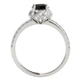 thumbnail image 4 of Aonejewelry 1.25 Ct. Ttw Black Diamond Wedding Engagement Ring In 14k Solid White Gold, 4 of 4