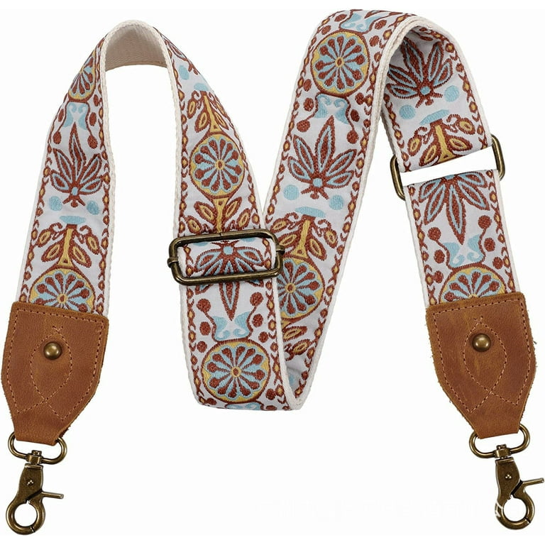 ROYGBCP Adjustable Purse Strap Replacement Crossbody Wide Bag Straps Guitar  strap for Handbag
