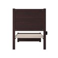 thumbnail image 5 of AFI NoHo 14" Twin XL Wood Platform Bed with Modern Panel Headboard & Footboard, Espresso, 5 of 7