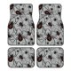 thumbnail image 1 of Fotbe Spiders Juego de 4 Tapetes para Auto con Estampado – Alfombrillas de Goma Reforzada, Diseño Antideslizante, Protección para Todo el Año – Vehículos, Autos, Camionetas y SUVs, 1 of 7