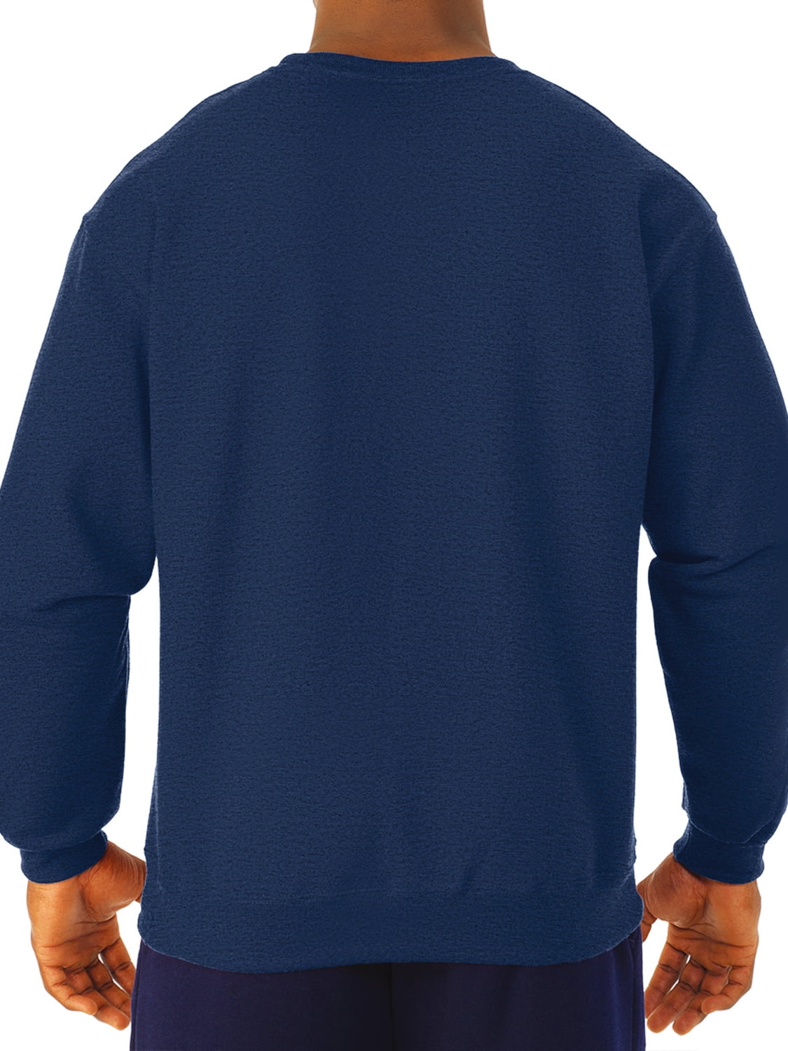 Jerzees Men's and Big Men's Fleece Crew Neck Sweatshirt, Up to