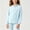 Sky Blue, variant on Pretxorve Kids Girls Boys Jacket Light Sun Protection Zip Up Hooded Summer Active Outerwear Sizes 3-15Y