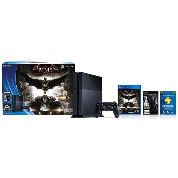 PlayStation 4 Console de 500 Go - Batman: Arkham Knight + le Dernier d'Entre Nous Édition de Bundle [Système PlayStation 4]