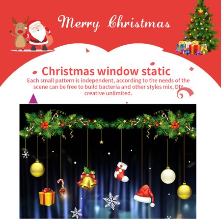 Download Onever Wall Sticker Christmas Window Sticker Ornament Wall Art Removable Home Vinyl Window Decal Decor Walmart Canada PSD Mockup Templates