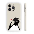 thumbnail image 1 of ¡Expresa tu estilo con una peculiar y llamativa funda plateada mate de doble capa para iPhone 14, 13, 12 Pro y 11!, 1 of 4