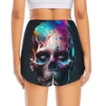thumbnail image 4 of Haiem Modern Abstract Colorful Skull B Women's 2 in 1 Running Shorts - Lightweight Athletic Workout Gym Yoga Breathable Sports Shorts Liner with Phone Pockets-XX-Large, 4 of 9