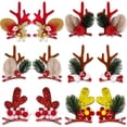 thumbnail image 5 of Home Decoration New Christmas Party Hair Clips Festive Decoration Gifts Style Clips With Bows And Bells Perfect Holiday Accessory For Enhancing Christmas Spirit, 5 of 5