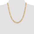 thumbnail image 2 of Auriga Fine Jewelry 14K Yellow Gold 7.5mm Figaro Chain Necklace 22inch for Women, 2 of 6