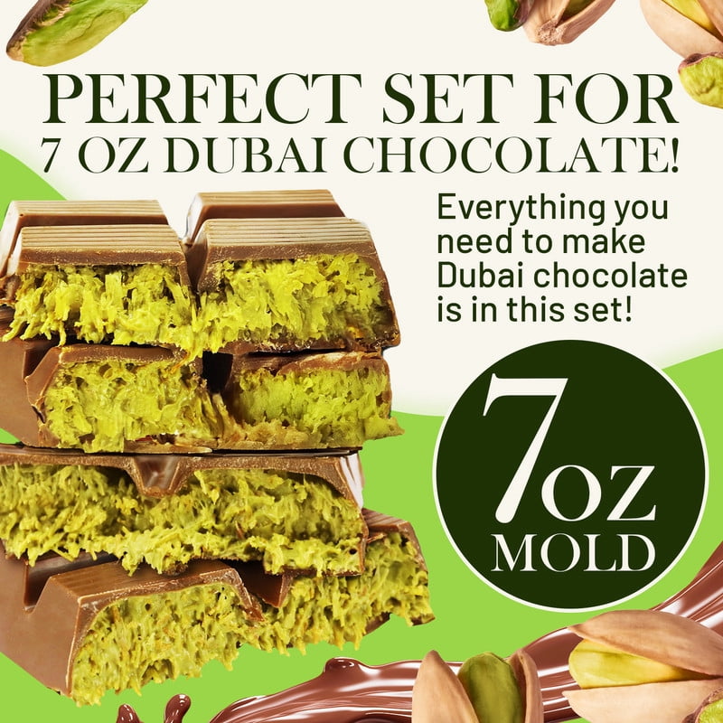 Ceres Gourmet Dubai Chocolate DIY Kit Milk Chocolates 22.8 oz