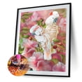 thumbnail image 2 of Cuadros Decorativos Taladro redondo completo diamante pintura loro blanco mosaico dibujo Sywqhk Nuevos Originales, 2 of 9