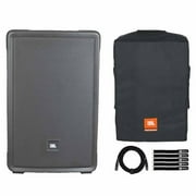 JBL Professional IRX112BT Powered 12" Portable Speaker with Cover Package