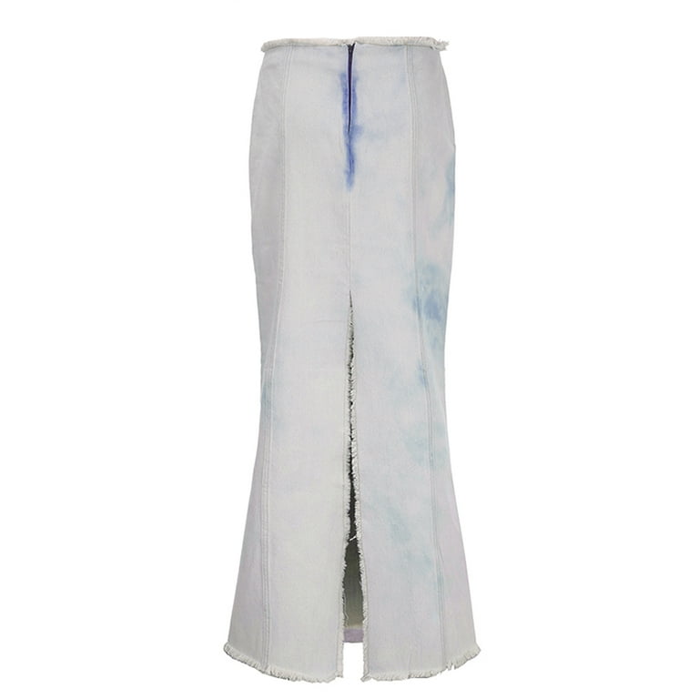 White denim top skirt walmart