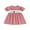 Red, variant on BemeyourBBs Little Girl Back to School Dress Embroidered Plaid Short Sleeve Dress