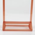 thumbnail image 4 of M&T Displays 5x7 T-Shape Acrylic Menu Holder Gold Border Double Sided Bottom Load Sign (12 Pack), 4 of 8